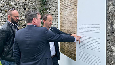 Slovenian ambassador visits the Museum of the Bosnian Kingdom in Cazin